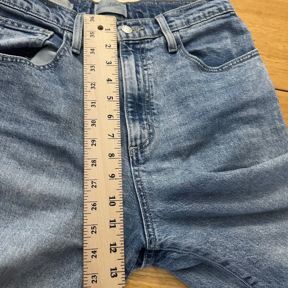 Universal Thread High Rise Wide Leg Jeans Light‎ Wash Blue Denim Size 6 90's Y2K - Picture 6 of 10